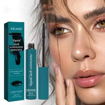 Смываемый черный цвет глаз, удлинение и увеличение объема, создание полного веерообразного эффекта, самый темный цвет 1pc