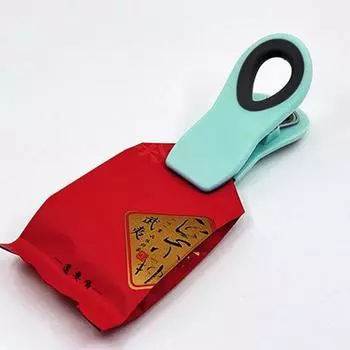 Snack Bag Clip Fresh-Keeping Good Sealing Moisture-proof Fridge Magnet Design Kitchen Magnetic Storage Clip Seal Clip Home Supplies синий