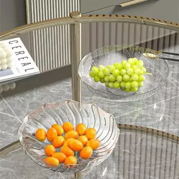 Snack Plate Beautiful Large Capacity Multipurpose Classified Tableware Petals Dried Fruit Tray Fruit Plate янтарь