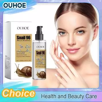 Snail 96 Mucin Serum Fade Fine Lines Shrink Pores Lifting Firm Hydrating Repairing Depobedy Skin Увлажняющая осветляющая эссенция 100ml boxed