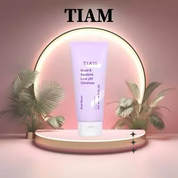 Snail & Azulene Low pH Cleanser [TIAM]