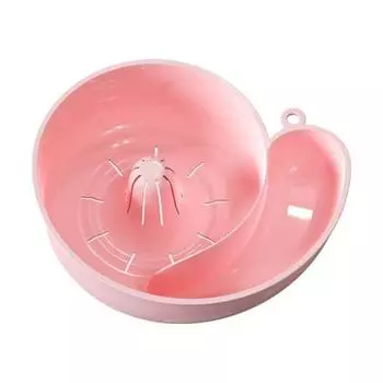 Snail Shape Drain Basket Automatic Cleaning Basket Fruit Plate Filter Multifunctional Kitchen Tool for Washing Berries Grapes Cherry Tomatoes