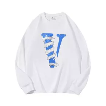 Snake Autumn Clothing Long Sleeved Pure Cotton New Men s and Women s Top, Spring Inner Layer, Basic Shirt, Round Neck M коричневый