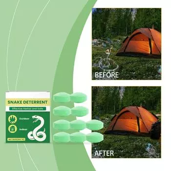 Snake Deterrent, Smell Repels Snakes, Keeps Them Away, Lasting Effect, Friendly To Non-target Animals, Ready To Use One Size зелёный