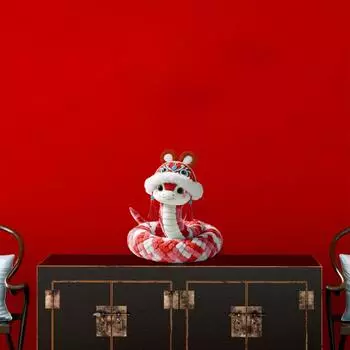 Snake Stuffed Animal Chinese New Year Snake Plush Toy for Dorm Birthday Gift