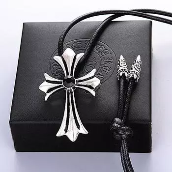 Snake Wax Rope Leather Rope Necklace Crowe Retro Long Sweater Chain Girlfriend Gift Item