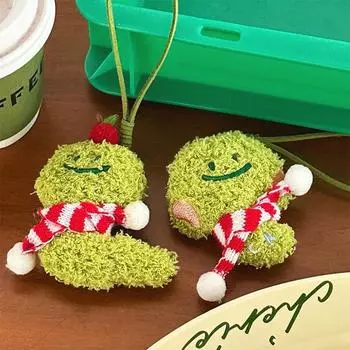 Snake Year Plush Doll Pendant Zodiac Snake Stuffed Keychain Cartoon Animal Plush Toys Cute Bag Charms For Year Gifts