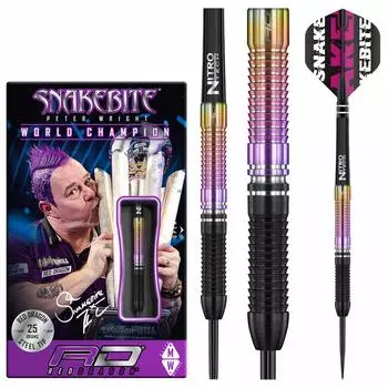 Snakebite World Champion 2020 25 г вольфрамовые дротики с оперениями и древками, выпуск