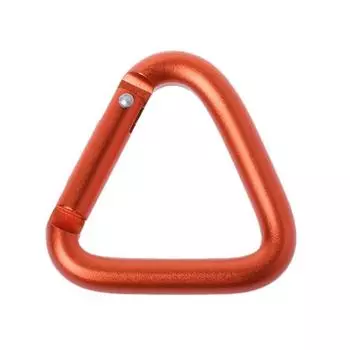 Snap Hiking Metal Accessories Aluminum Zinc Zinc Alloy Triangle Keychain Carabiner Hook Buckle