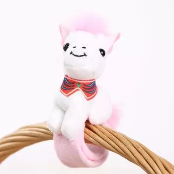 Snap Ring Bracelet Plush Toy Doll Birthday Gift Girl Animal Doll Cute Little Doll As above