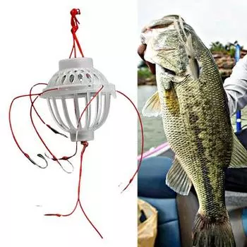 Снаряжение для ловли толстоголового карпа, острые крючки, прочная леска, белая приманка, клетка, привлечение рыбы, долговечная снасть для ловли толстолобика 10