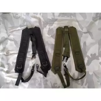 Снаряжение времен войны во Вьетнаме, американские Y-образные ремни, многофункциональные ремни, несущие ремни, металлические застежки армия зеленый