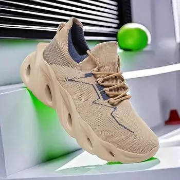 Sneackers Summer Shoes Man 2024 Casual Leatherette Sock Trainers Soft Sole Men s Winter Sneakers Mem Mens Sports Shoes Tennis 39 чёрный