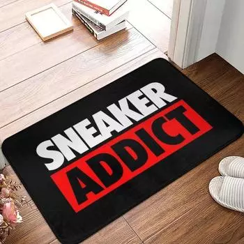 Sneaker Addict Entrance Doormats Bathroom Toilet Non-slip Floormats Washable Living Room Balcony Hallway Carpets Home Decor Rugs 40x60cm 16x24inch