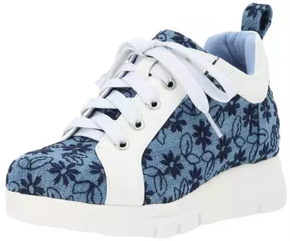 Sneaker Boots 241400 Denim cm 3E [Monet] Women s 23.0 джинсовый