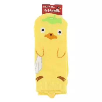 Sneaker Length Socks Socks Puppet (Spirited Away) Otori-sama 23-25cm Women s жёлтый