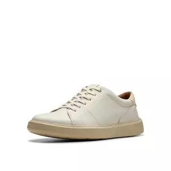 Sneakers Brodin Lace White Leather cm [Clarks] Men s 27.5