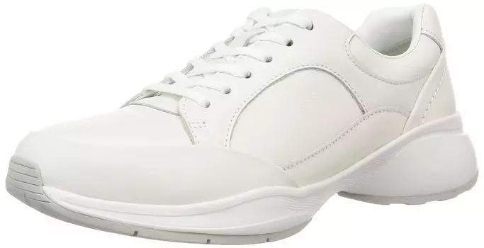 Sneakers Genuine Leather Easy to Walk 2E ANF 5420 White cm [Achilles Sorbo] Women s 23.0 белый