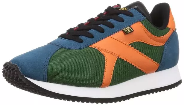 Sneakers in Tornado Eight3 cm [Walsh] (Made England) Green/Teal/Orange 22.5