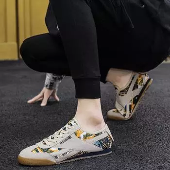Кроссовки мужские новые дышащие летние вулканизированные туфли для мужчин дизайнерский роскошный корейский стиль и дешевый тренд 2024 года по низкой цене бренд 39