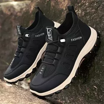 Sneakers Men s 2025 Dexun lightweight travel shoes Middle-aged and elderly walking shoes Outdoor hiking shoes 39
