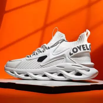 Sneakers men s low-top fly-woven mesh blade twist men s shoes Jinjiang cold sticky shoes sneakers 39 красный