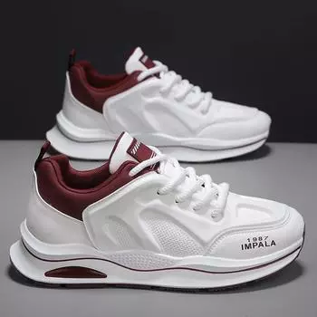 Sneakers men s spring and summer 2025 new breathable casual versatile daily color matching platform trendy dad shoes 39