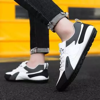 Sneakers men s summer 2024 summer new breathable men s shoes soft-soled running shoes casual single shoes men s shoes 39 серый