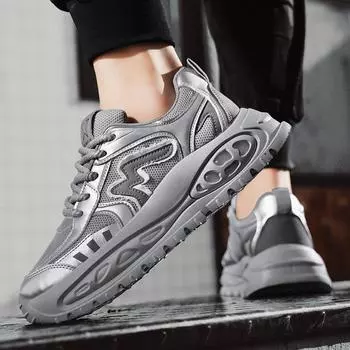 Sneakers men s trendy new breathable and lightweight dad shoes travel shoes platform casual shoes men s shoes 39