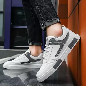 Sneakers New In Leisure Fashion 2024 Man Shoe Trend Korean Style Offer Classic Original Promotion Common Casual Shoes For Men 38