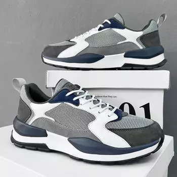 Sneakers New lightweight casual shoes Fashion trend Low-top breathable Korean version Versatile sports men s shoes 39