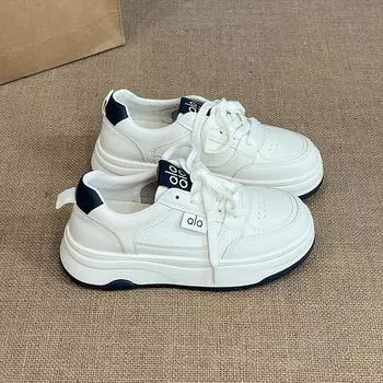 Sneakers Student height-increasing board shoes Platform sole lightweight little white shoes Women s spring and summer new versatile casual 35
