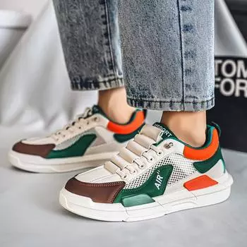 Sneakers summer new breathable mesh foot cover low-top casual shoes men s trend platform men s shoes 39