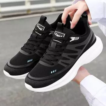 Sneakers Summer women s breathable mesh shoes Outdoor lightweight running shoes Casual versatile women s shoes Trendy single shoes 36