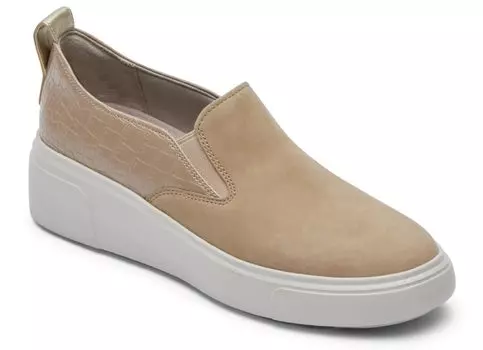 Sneakers Total Motion Anya Mochataupe Nubuck cm W [Rockport] Slip-on Women s 24.0
