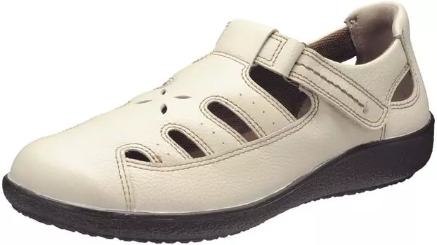 Кроссовки Обувь для ходьбы Натуральная кожа 3E ASC 5530 Молочно-белый см [Achilles Sorbo] Женские слипоны 23.0