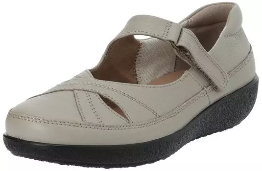 Sneakers Walking Shoes Genuine Leather Strap 3E ASC 3440 Warm Gray cm [Achilles Sorbo] Women s 24.5