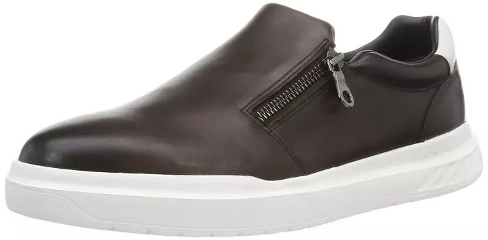 Sneakers Waterproof Leather Sneakers Zipper Casual Shoes Luxury Shoes Genuine Leather Lightweight DMW753G cm 3E [Modelo] Gore-Tex Men s Men s 25.5 коричневый