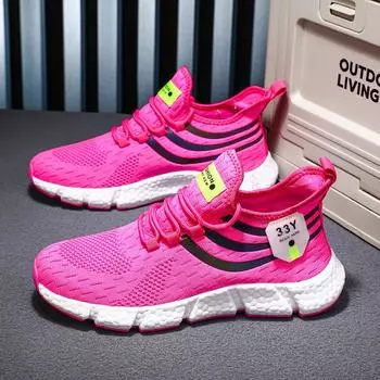 Sneakers Women Breathable Fashion Running Shoes Comfortable Casual Sneakers Female Tenis Lightweight Sports Walking Shoes Men 36