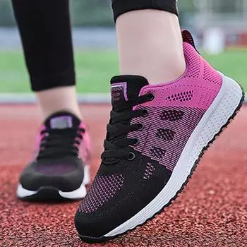 Sneakers Women Lace Up Platform Shoes Comfortable Shoes Woman Sneakers Plus Size Casual Walking Tenis Feminino Female Footwear 43