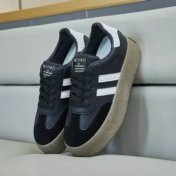 Sneakers women s autumn new thick-soled versatile color matching casual board shoes trendy college style round 35