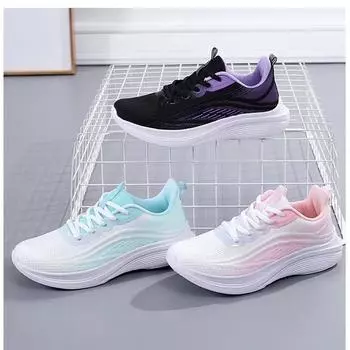 Sneakers Women s Source Fashion Versatile Light Comfortable Flying Weaving Breathable Women s Casual Shoes Spot 36