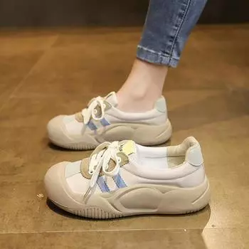Sneakers women s spring 2025 new soft-soled versatile little white shoes popular breathable and light casual women s shoes 35