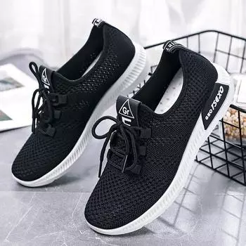 Sneakers Women Shoes Flats Casual Ladies Shoes Woman Lace-Up Mesh Light Breathable Tenis Feminino Shoes Woman Sneakers 4