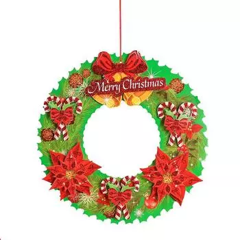 Снеговик Рождественский Декоративный Венок Старика Для Классических Праздничных Интерьеров ZHY002