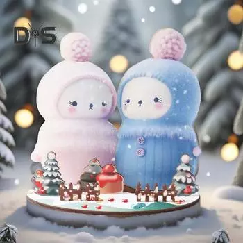 Снеговик украшения деревянные рождественские настольные украшения DIY сборка мультяшный снеговик украшение для домашнего офиса декор A