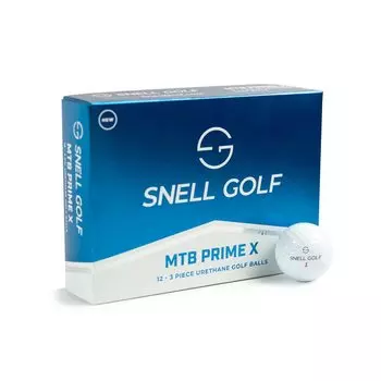 Snell Golf Snell Golf Ball MTB PRIME X Urethane Cover Flying Spin 2023 Модель Японский оригинальный продукт 1 дюжина (белый)