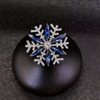 Снежинка Броши Женская Одежда Пальто Ювелирные Изделия Аксессуары Для Вечеринок Подарки 1pc