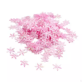 Снежинки Конфетти Украшения Рождественские Украшения на День Рождения