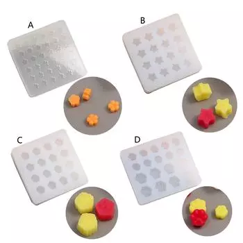 Снежинки пятиконечная звезда восковая печать штамп силиконовая форма для конверта восковая печать эпоксидная литейная форма для украшения подарка A